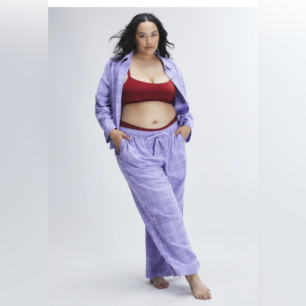 Savage X Fenty by Rihanna Plaid Pajama Set